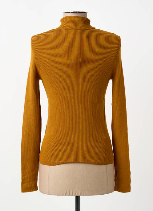 Sous-pull coupe cintrée manches longues jaune SURKANA femme