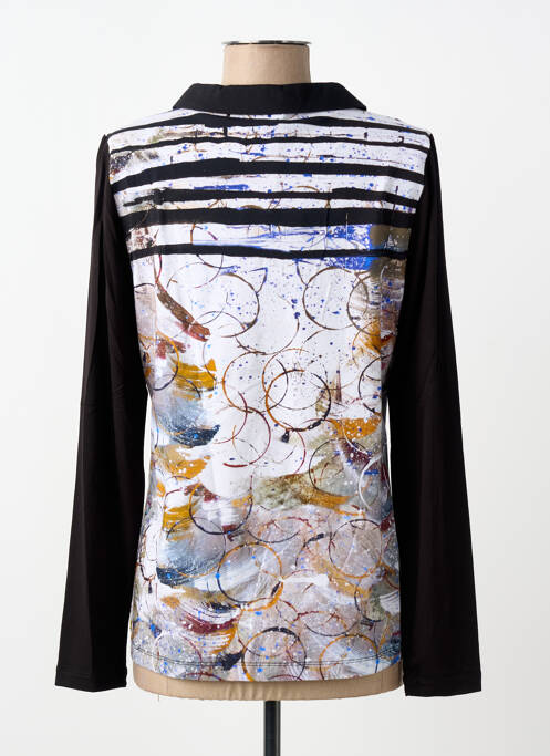 Polo noir DOLCEZZA femme