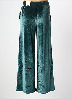 Pantalon flare taille élastique vert HBT femme