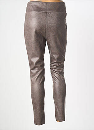Legging taille élastique marron YSABEL MORA femme