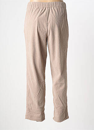 Pantalon droit taille élastique beige ZHRILL femme