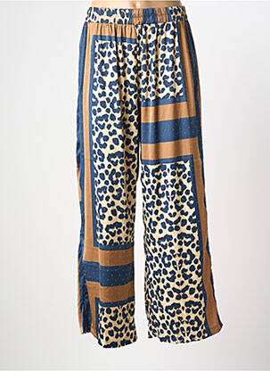 Pantalon droit taille élastique bleu LM LULU femme