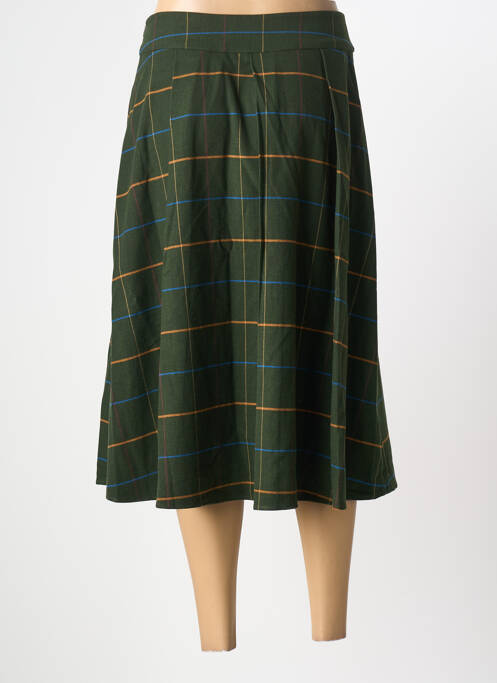 Jupe longue imprimé fantaisie vert SURKANA femme