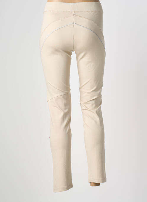 Legging taille élastique beige ELISA CAVALETTI femme