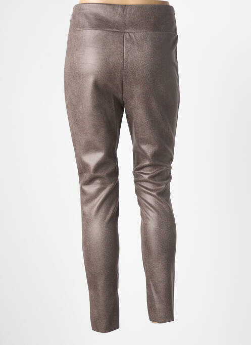 Legging taille élastique marron YSABEL MORA femme