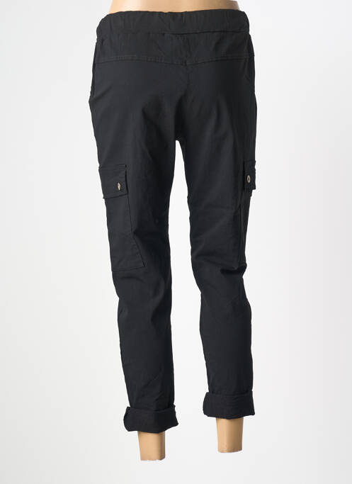 Pantacourt taille élastique noir NÜ femme