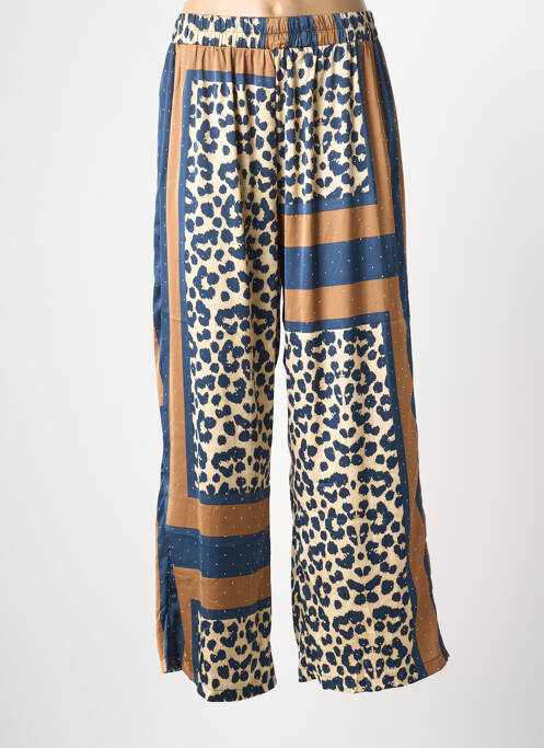 Pantalon droit taille élastique bleu LM LULU femme