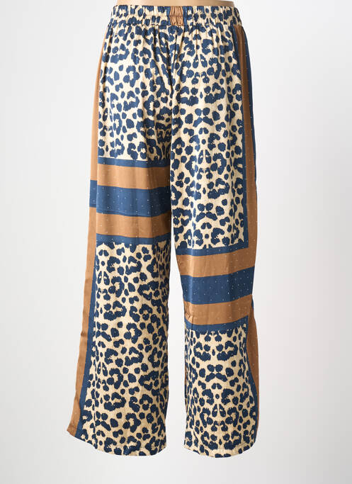 Pantalon droit taille élastique bleu LM LULU femme