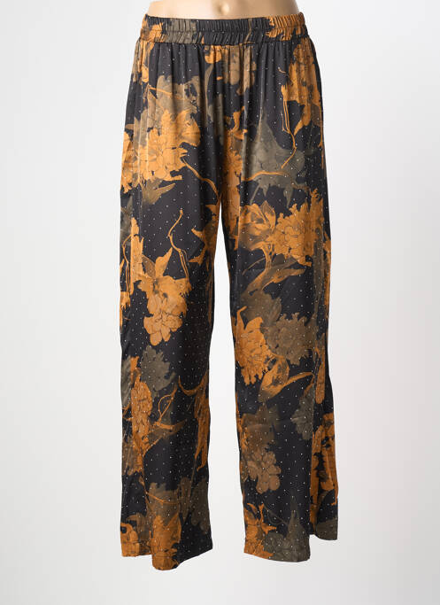 Pantalon droit taille élastique noir LM LULU femme