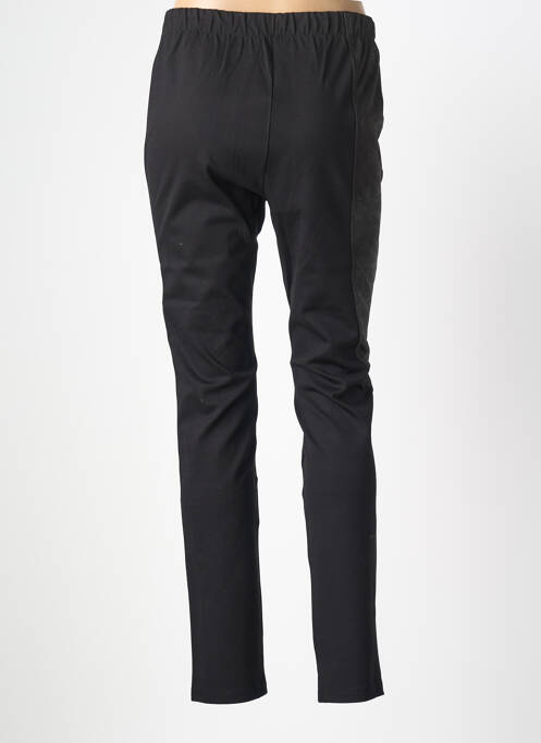 Pantalon slim taille élastique noir NÜ femme
