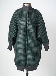 Doudoune poches sans capuche vert KEDZIOREK femme