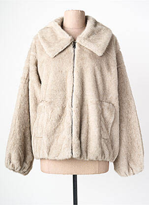Blouson poches gris K-DESIGN femme