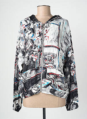 Veste casual coupe droite noir DOLCEZZA femme