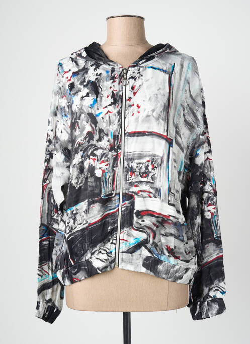 Veste casual coupe droite noir DOLCEZZA femme