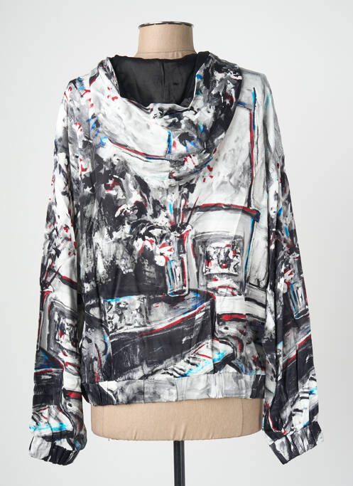 Veste casual coupe droite noir DOLCEZZA femme