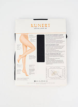 Collants stretch noir KUNERT femme