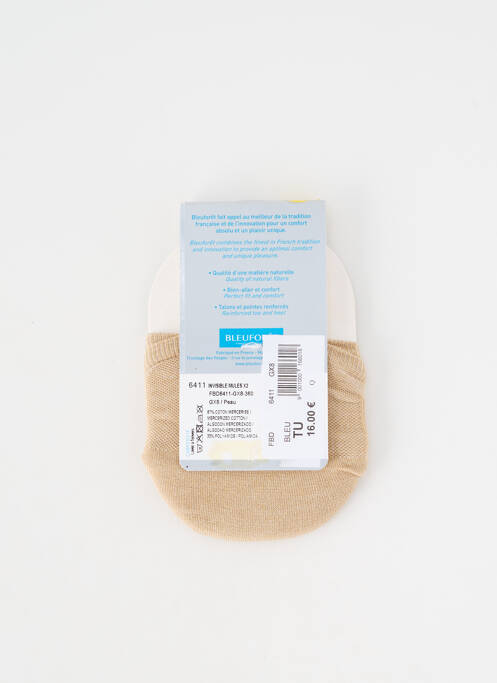 Chaussettes stretch chair BLEU FORET femme