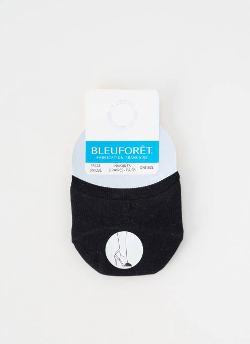Chaussettes stretch noir BLEU FORET femme