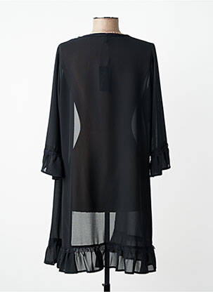 Déshabillé légère et transparente noir PIEGE femme