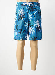 Short de bain tissage popeline bleu ATHENA homme