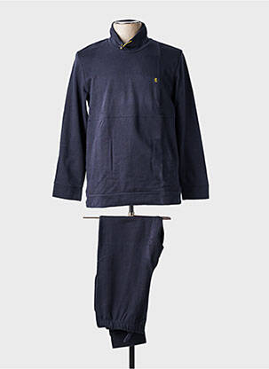 Pyjama col rond bleu EMINENCE homme