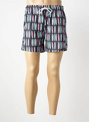 Short de bain tissage popeline vert EMINENCE homme