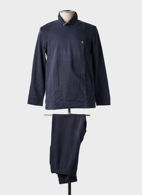 Pyjama col rond bleu EMINENCE homme