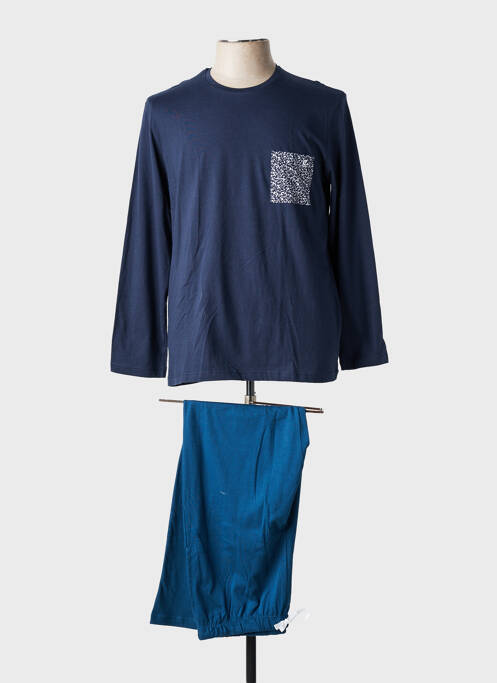Pyjama col rond bleu EMINENCE homme