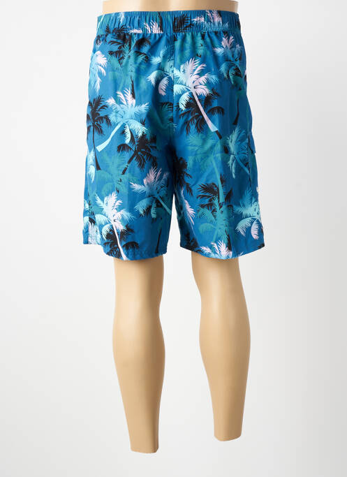 Short de bain tissage popeline bleu ATHENA homme