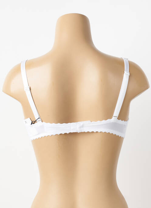 Soutien-gorge effet matière satinée haut soutien-gorge emboitant blanc LOUISA BRACQ femme