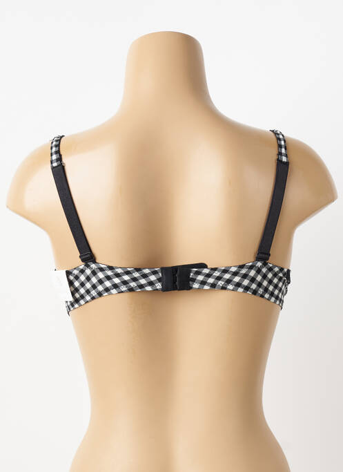 Soutien-gorge effet matière satinée haut soutien-gorge emboitant noir LOUISA BRACQ femme