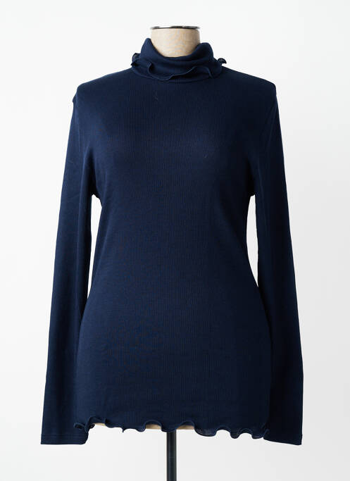 Top stretch manches longues bleu ARMOR LUX femme