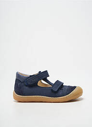 Bottillons fermeture scratch bout rond bleu BOPY garcon