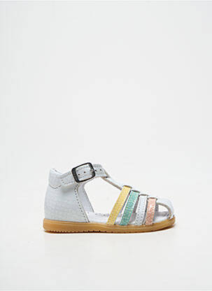 Sandales/nu pieds bout rond bout rond blanc BOPY fille