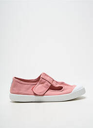 Baskets semelle amovible bout rond rose POTOMAC fille