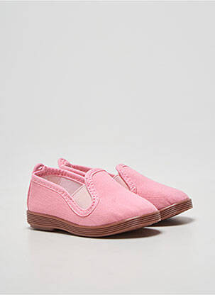 Chaussons/pantoufles bout rond bout rond rose ROAL fille