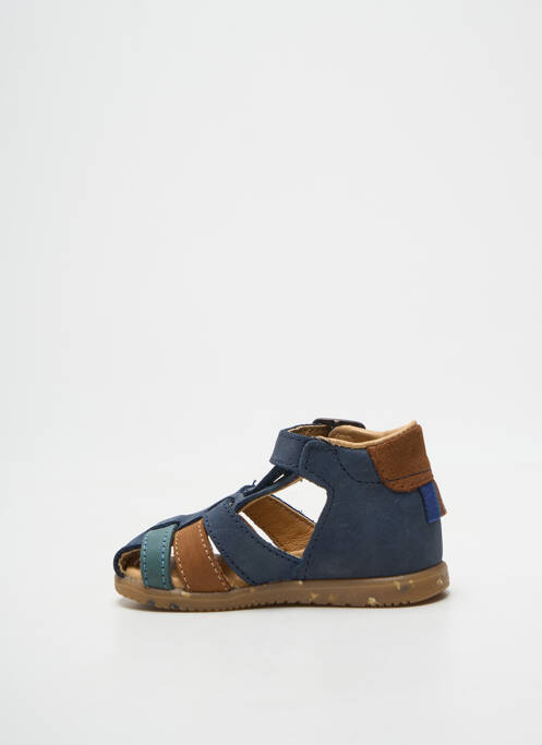 Sandales/nu pieds fermeture boucle(s) bout rond bleu BOPY garcon