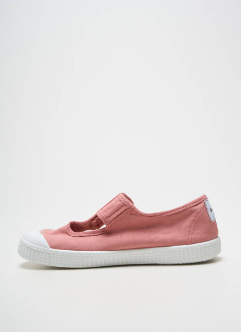 Baskets semelle amovible bout rond rose POTOMAC fille