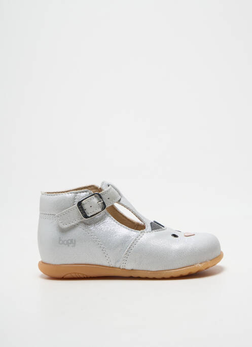 Bottillons fermeture boucle(s) bout rond gris BOPY fille