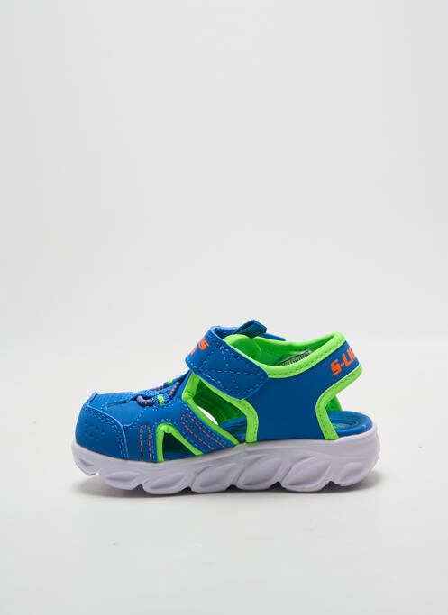 Sandales/nu pieds bout rond bout rond bleu SKECHERS garcon