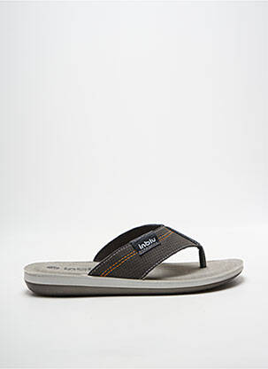 Tongs bout ouvert bout ouvert gris INBLU homme