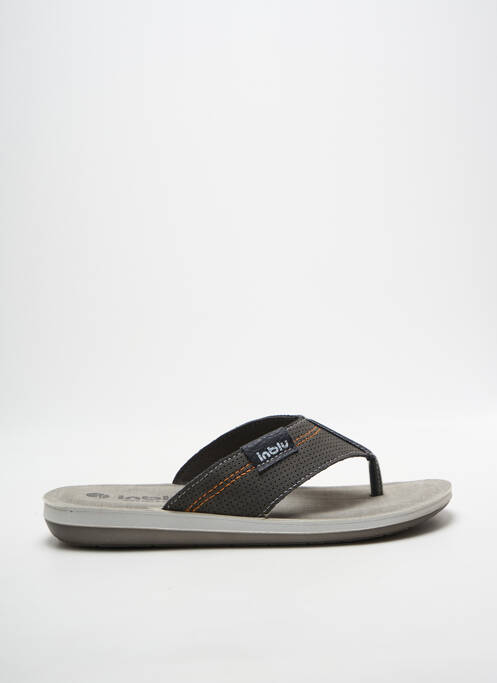 Tongs bout ouvert bout ouvert gris INBLU homme