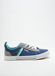 Baskets fermeture lacets bout rond bleu MTNG garcon