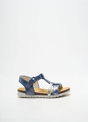Sandales/nu pieds impression bout ouvert bleu BOPY fille