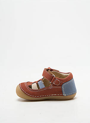 Bottillons nubuck bout rond marron fonce KICKERS garçon