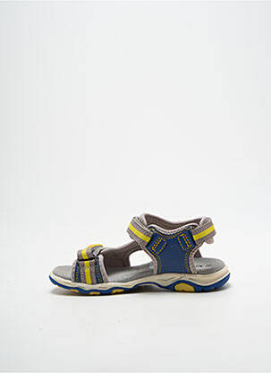 Sandales/nu pieds fermeture scratch bout ouvert bleu KICKERS fille
