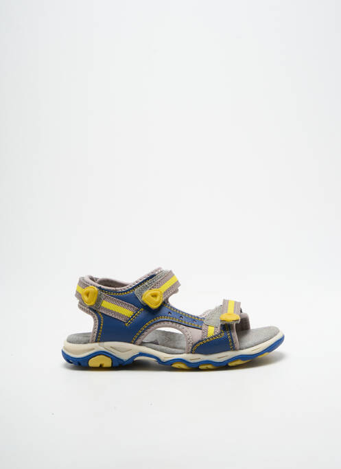 Sandales/nu pieds fermeture scratch bout ouvert bleu KICKERS fille