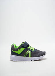 Baskets semelle amovible bout rond vert LICO garcon