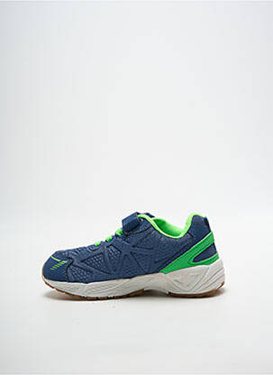 Baskets semelle amovible bout rond bleu LICO garçon