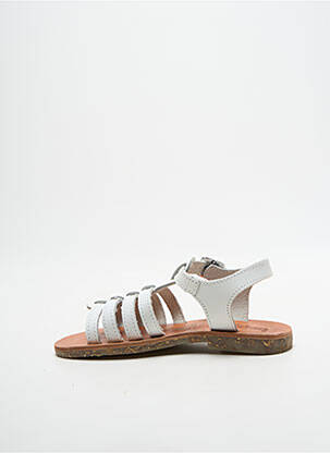 Sandales/nu pieds chiquet chiquet blanc BOPY fille